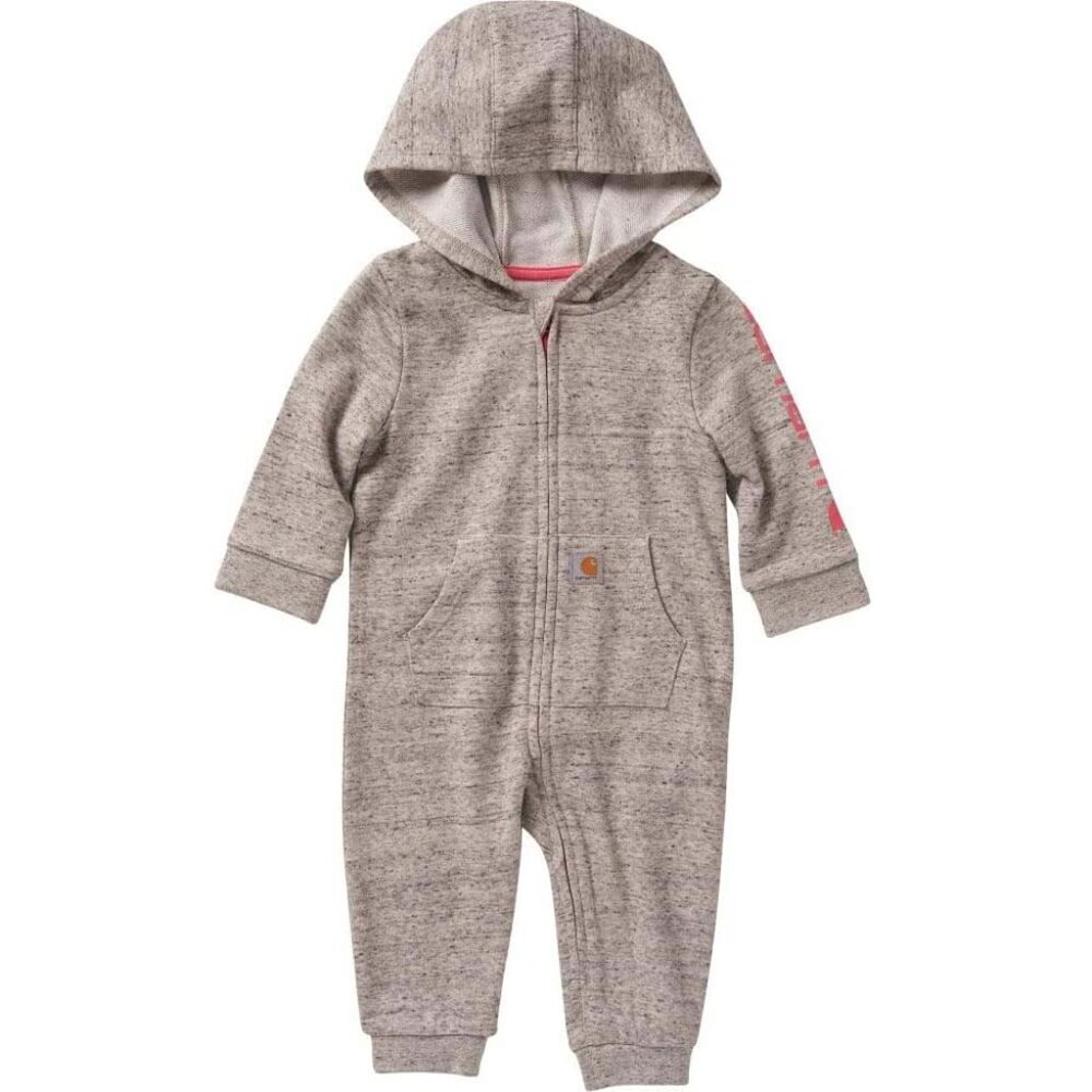 NWT Carhartt Baby Fleece Zip Front Hooded Long-Sleeve Coveralls 18 M